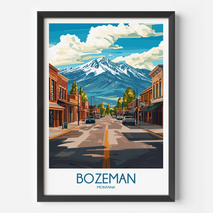 Bozeman Souvenir Poster Print