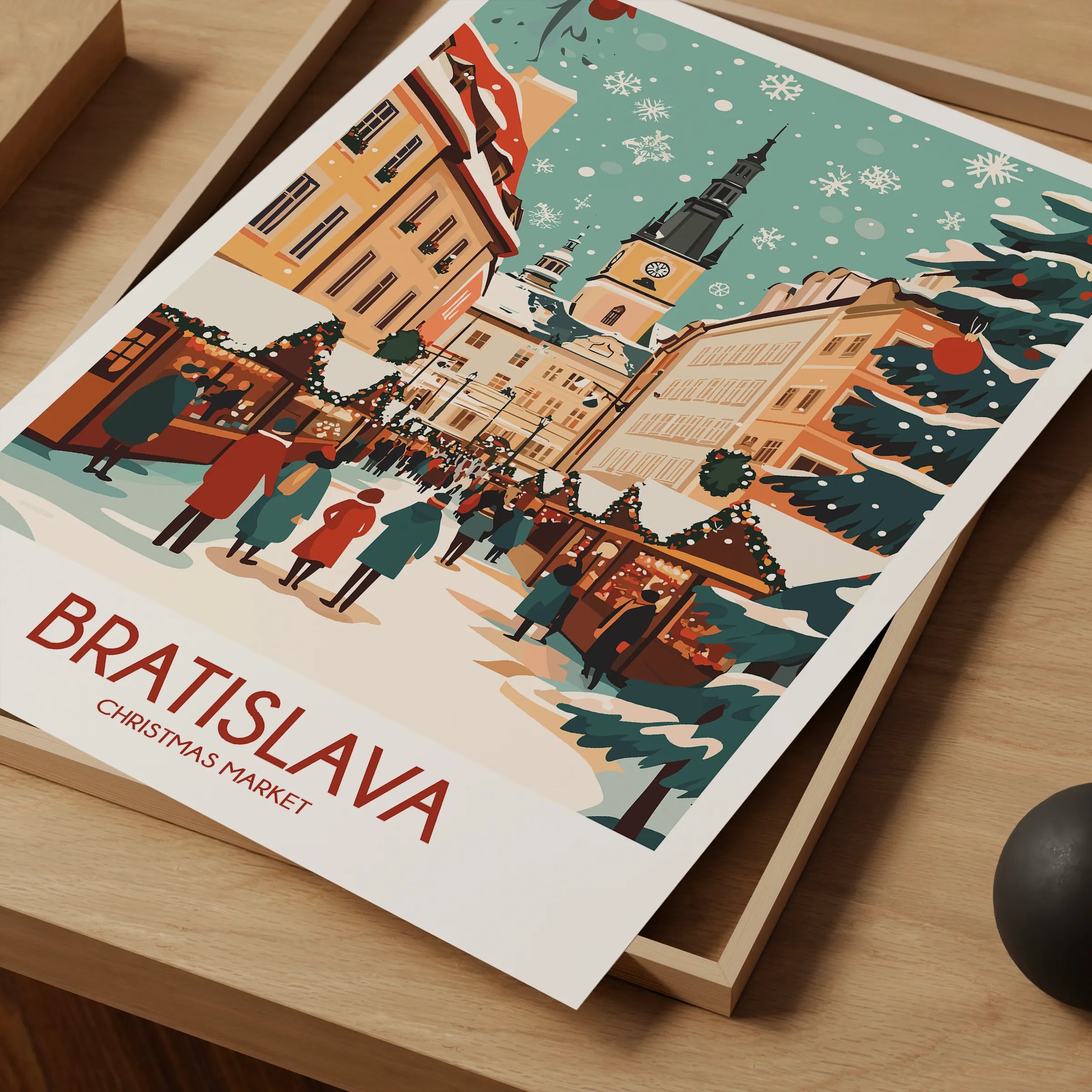 Bratislava Minimalist Wall Art