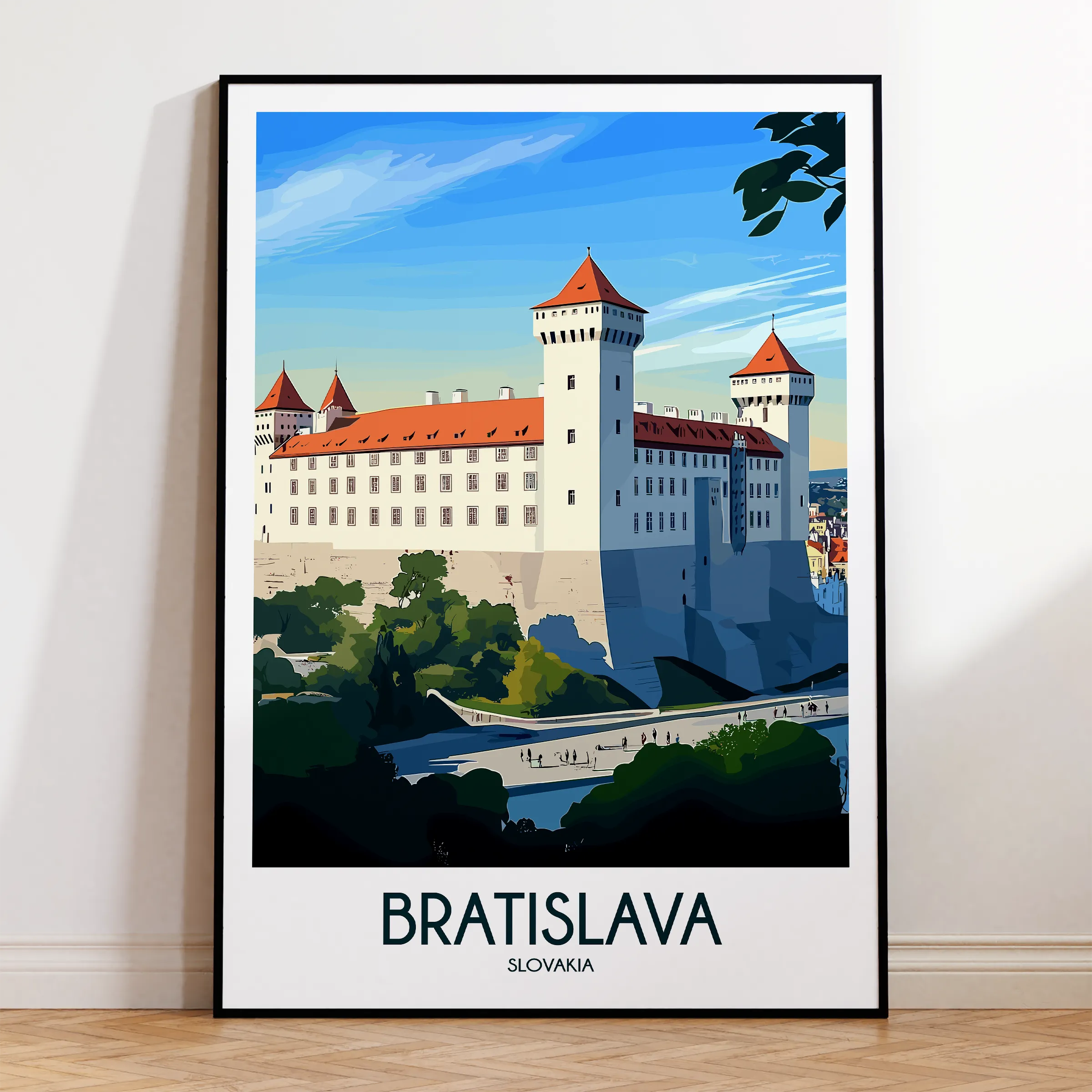 Bratislava Minimalist Wall Art