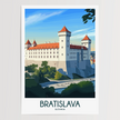 Bratislava Retro Travel Illustration