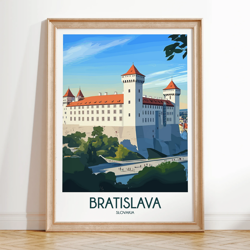 Bratislava Souvenir Poster Print