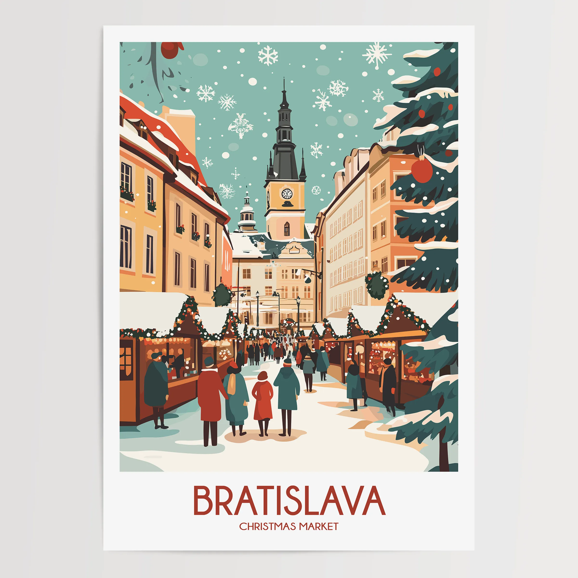 Bratislava Souvenir Poster Print