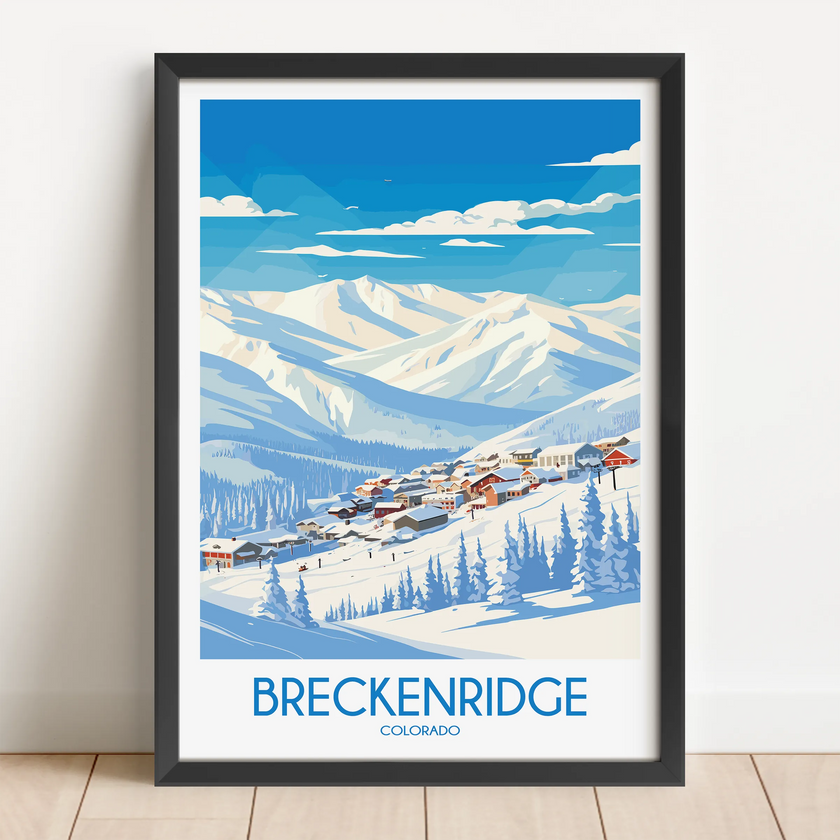 Breckenridge Destination Art Gift