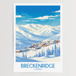 Breckenridge Modern Travel Poster