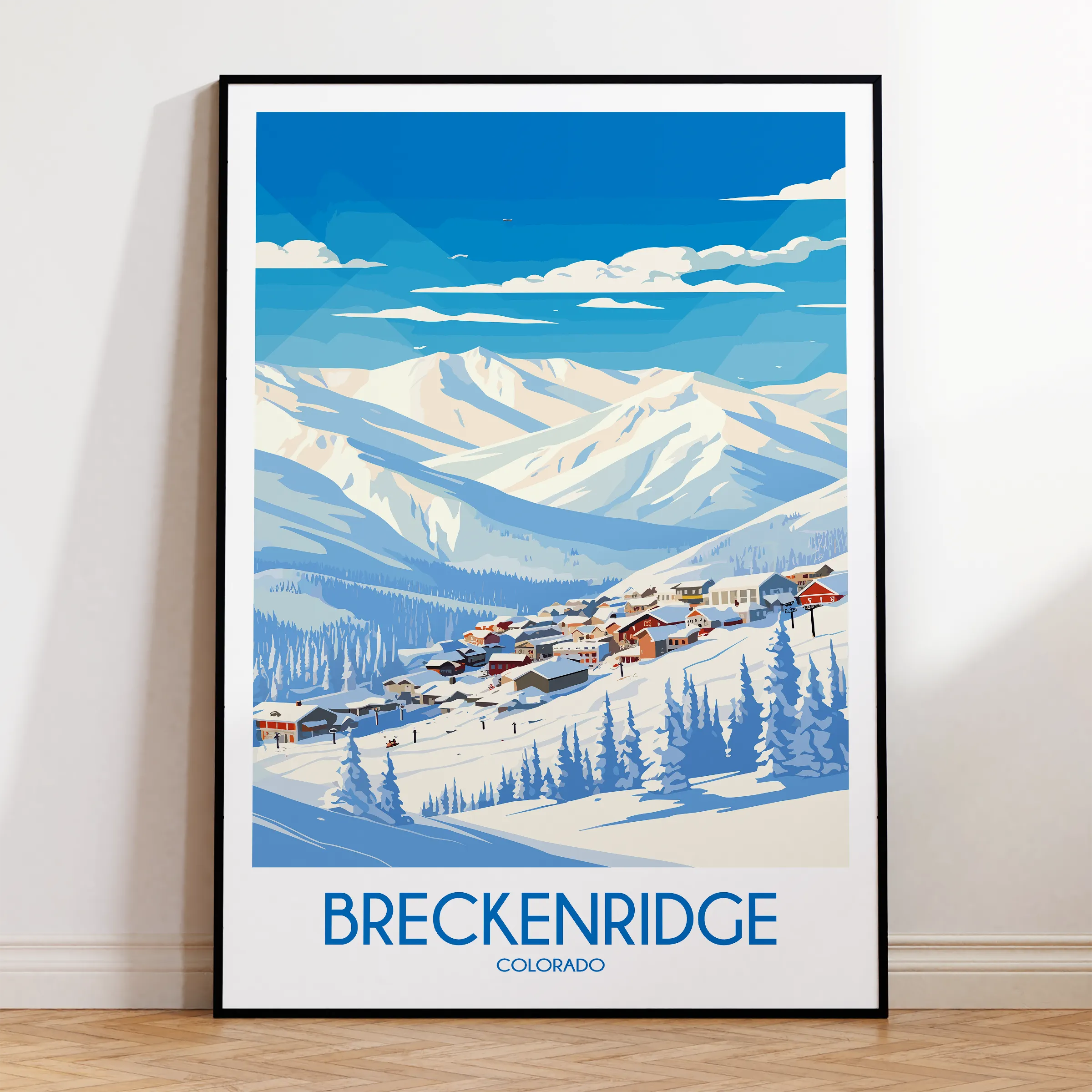 Breckenridge Souvenir Poster Print