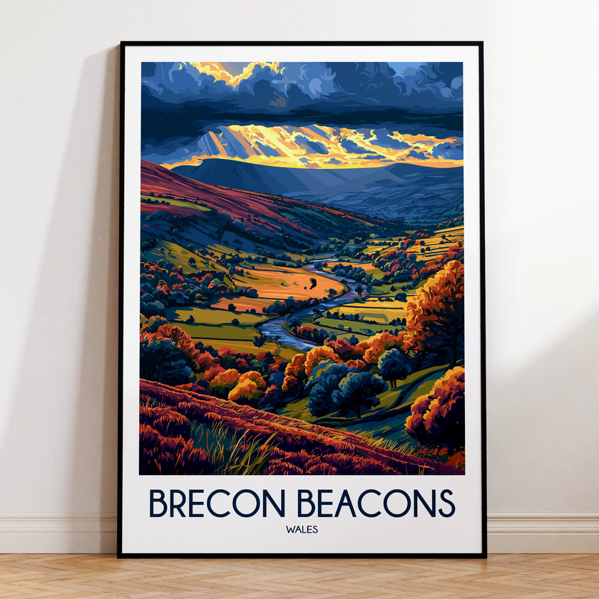 Brecon Beacons Destination Art Gift