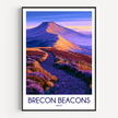 Brecon Beacons Destination Art Gift