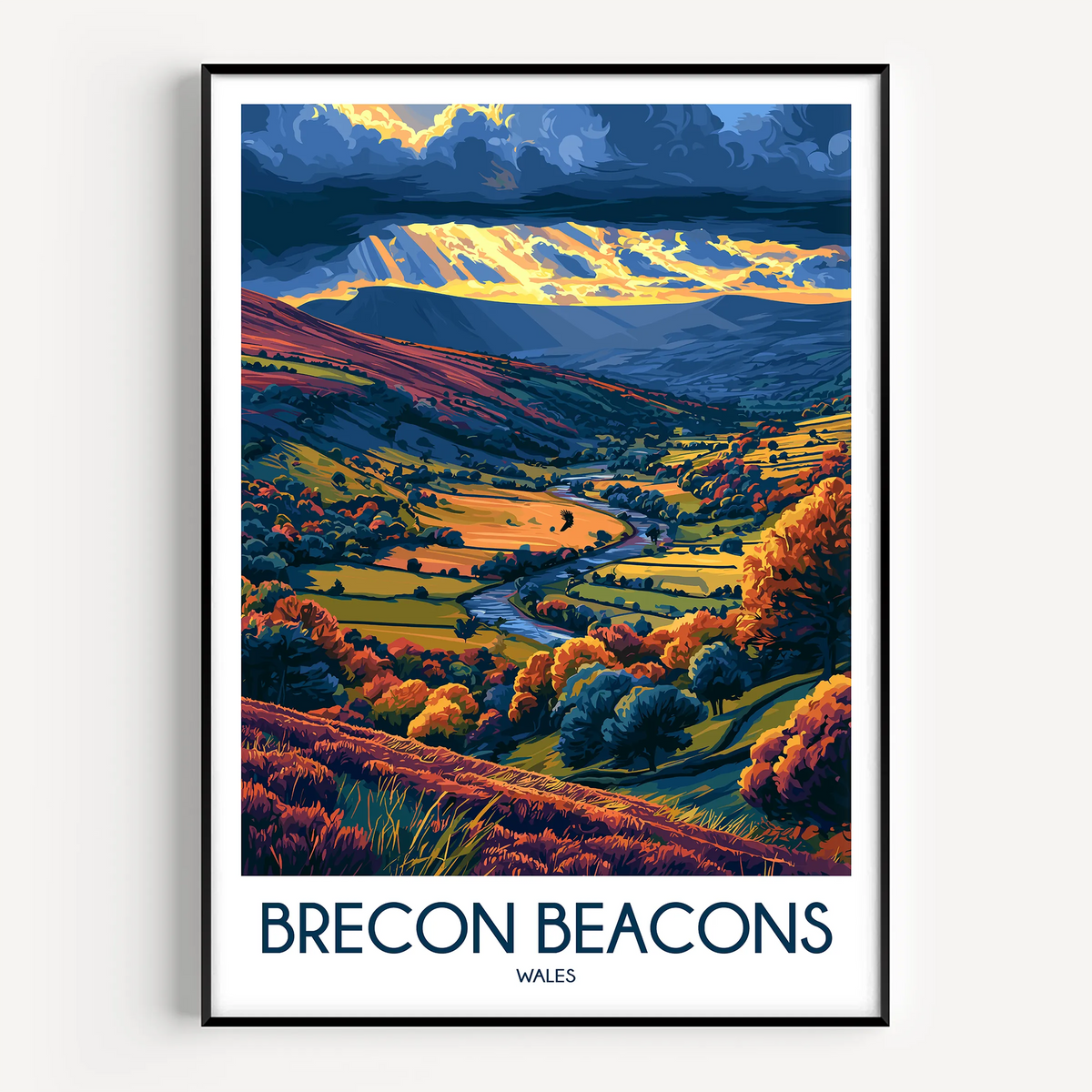 Brecon Beacons Home Office Decor