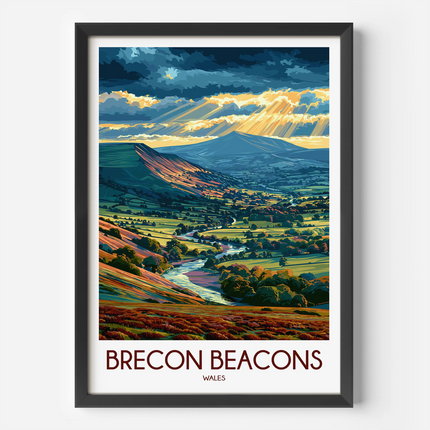 Brecon Beacons Minimalist Wall Art