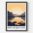 Brecon Beacons Minimalist Wall Art