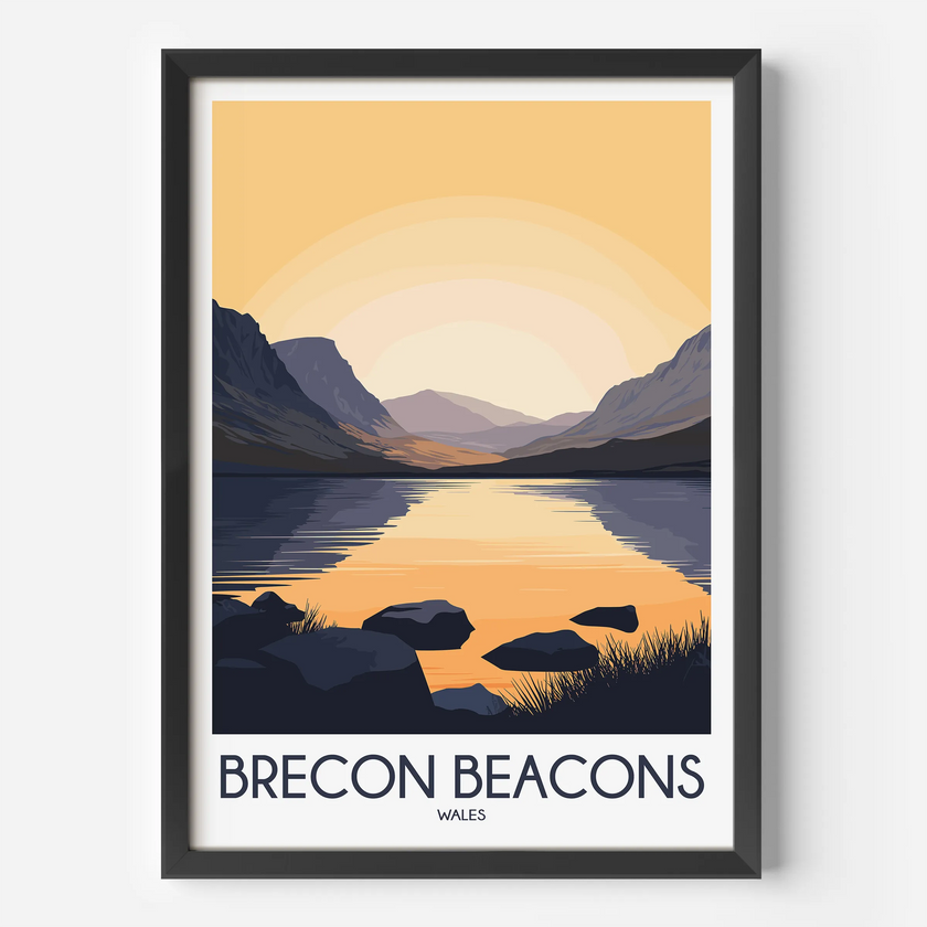 Brecon Beacons Minimalist Wall Art