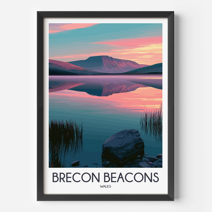 Brecon Beacons Scenic Landscape Art