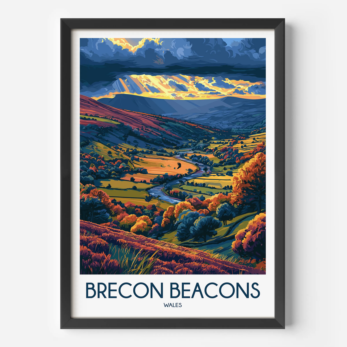Brecon Beacons Souvenir Poster Print