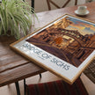 Bridge Of Sighs Retro Travel Illustration