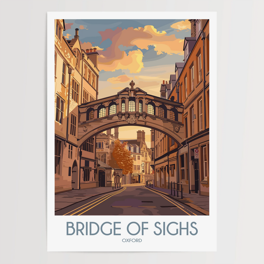 Bridge Of Sighs Souvenir Poster Print