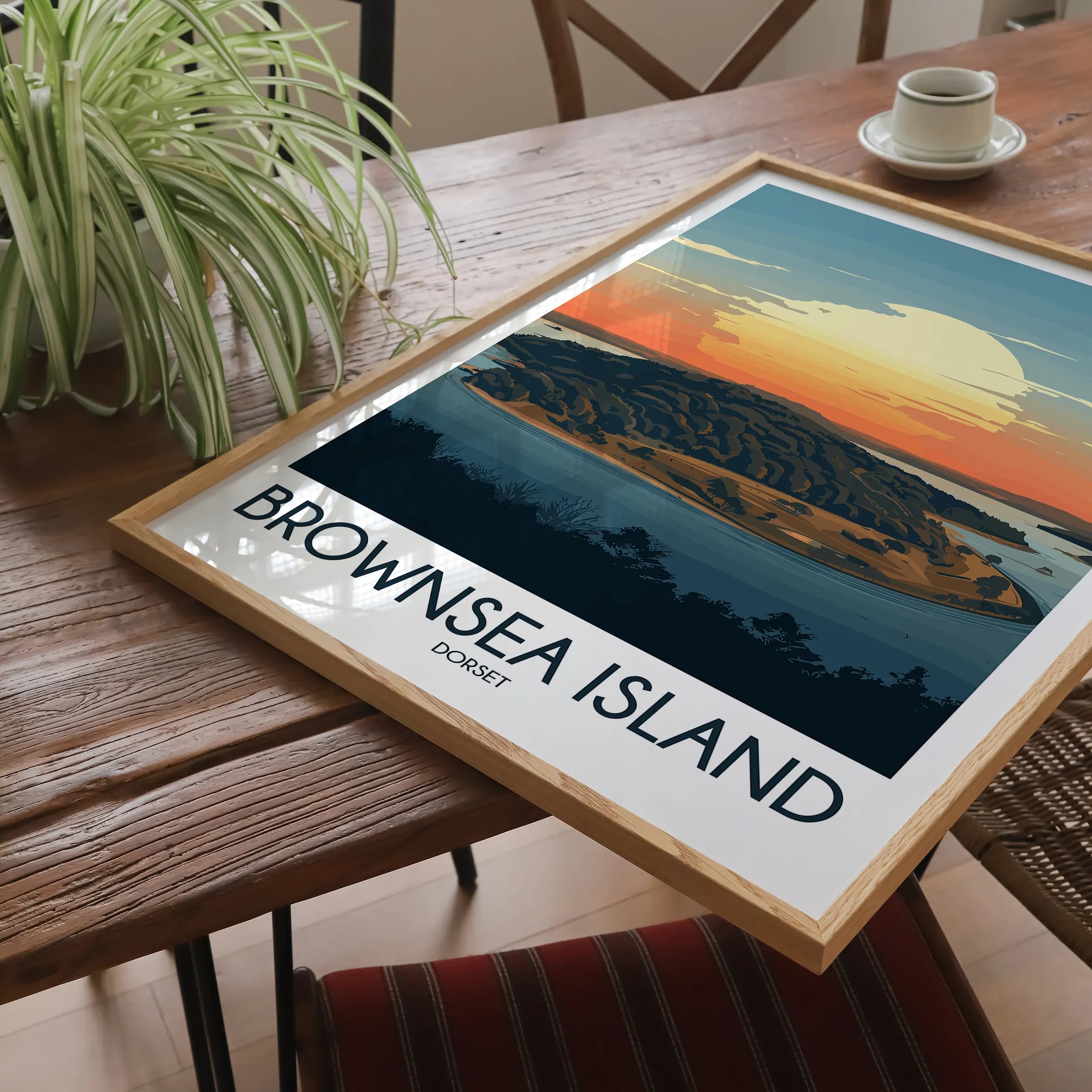 Brownsea Island Minimalist Wall Art