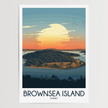Brownsea Island Vintage Style Print