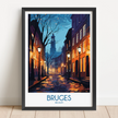 Bruges Destination Art Gift