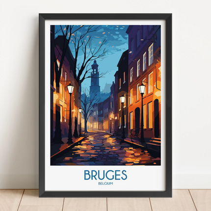Bruges Destination Art Gift