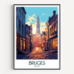 Bruges Destination Art Gift