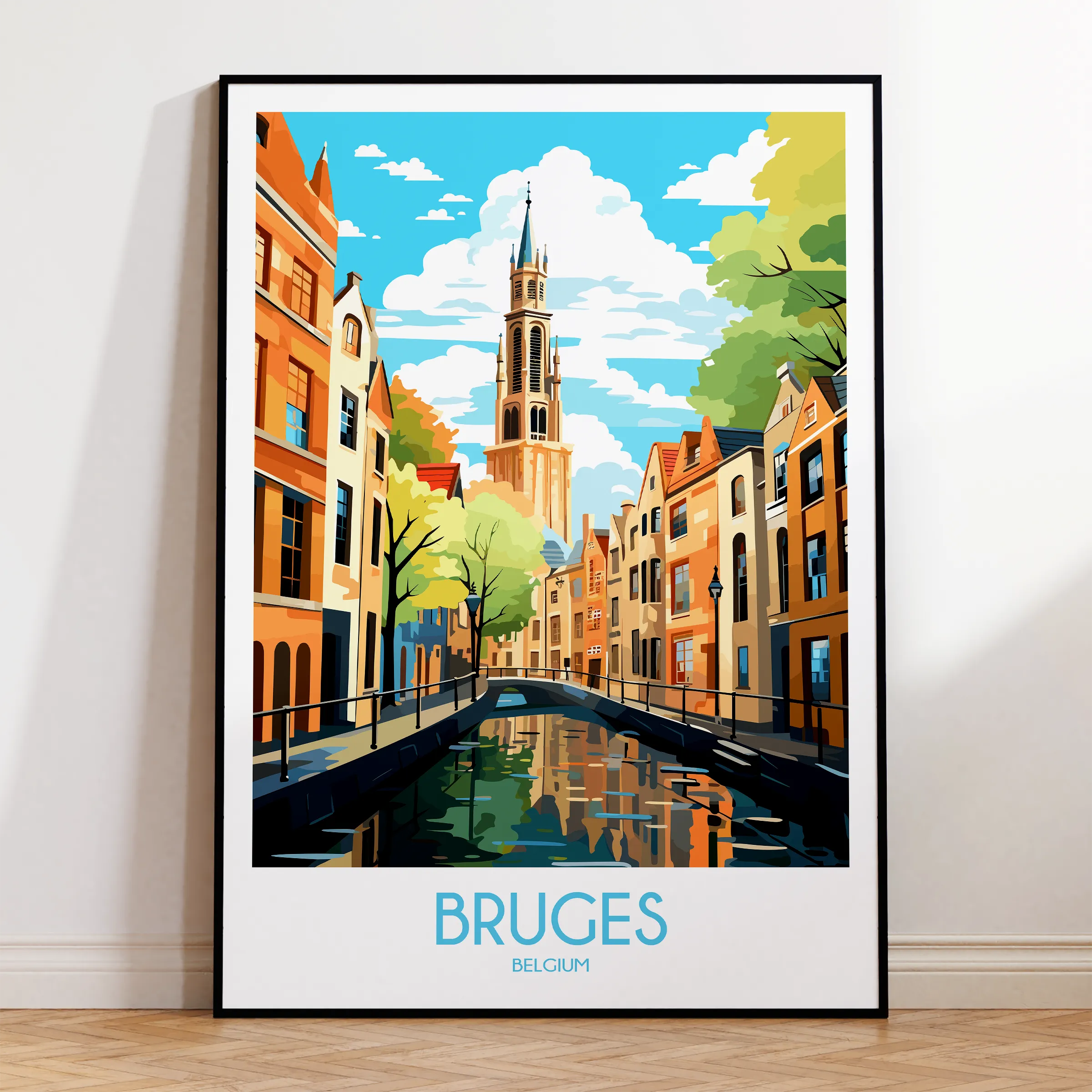 Bruges Minimalist Wall Art