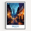Bruges Minimalist Wall Art