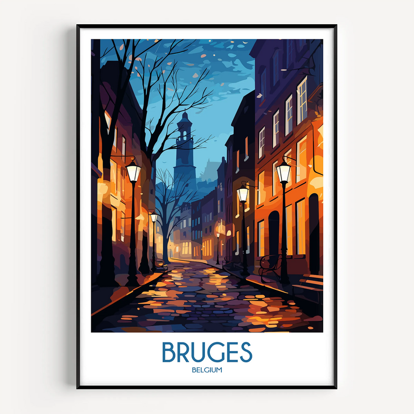 Bruges Minimalist Wall Art
