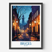 Bruges Scenic Landscape Art