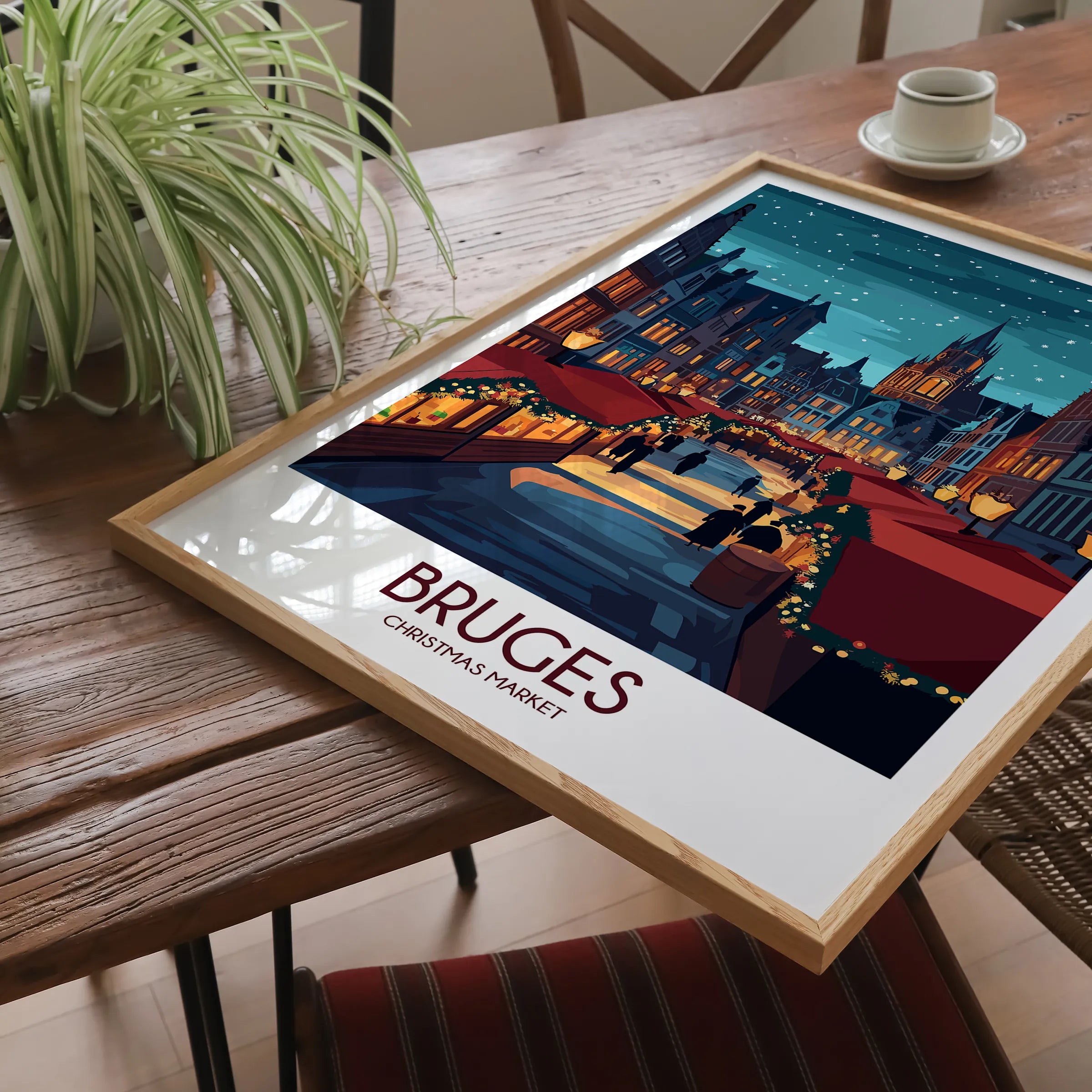Bruges Souvenir Poster Print