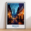 Bruges Souvenir Poster Print