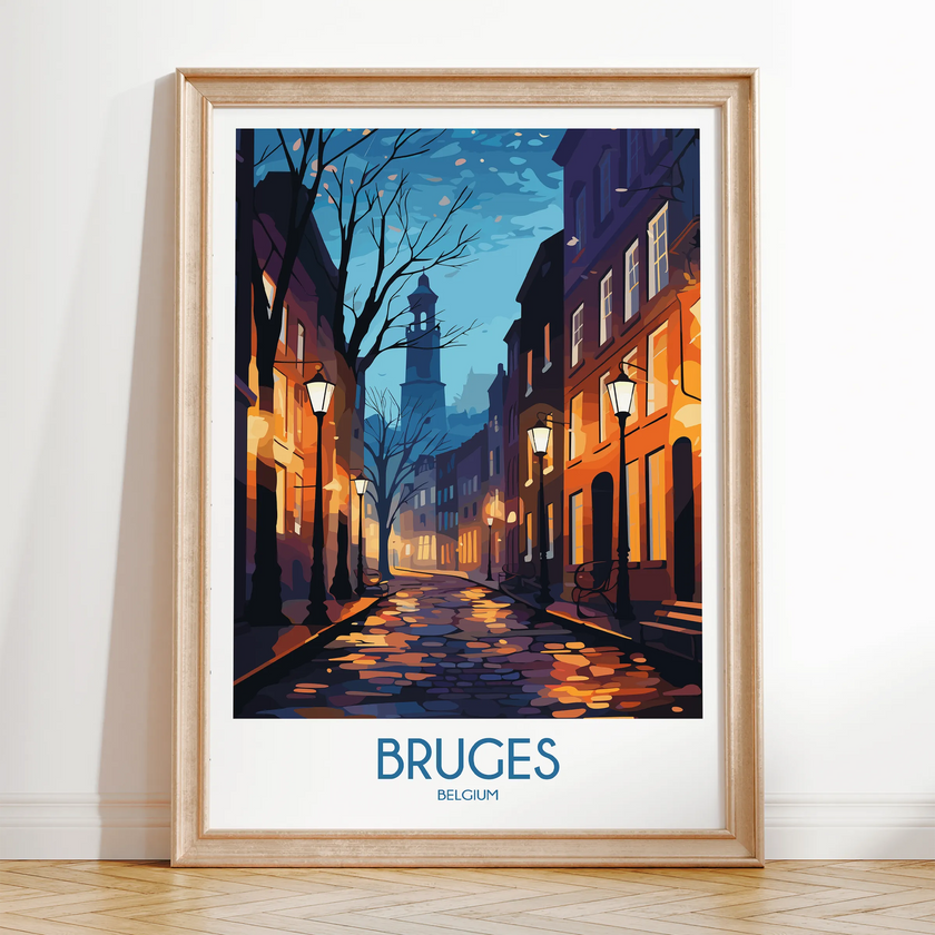 Bruges Travel Memory Gift