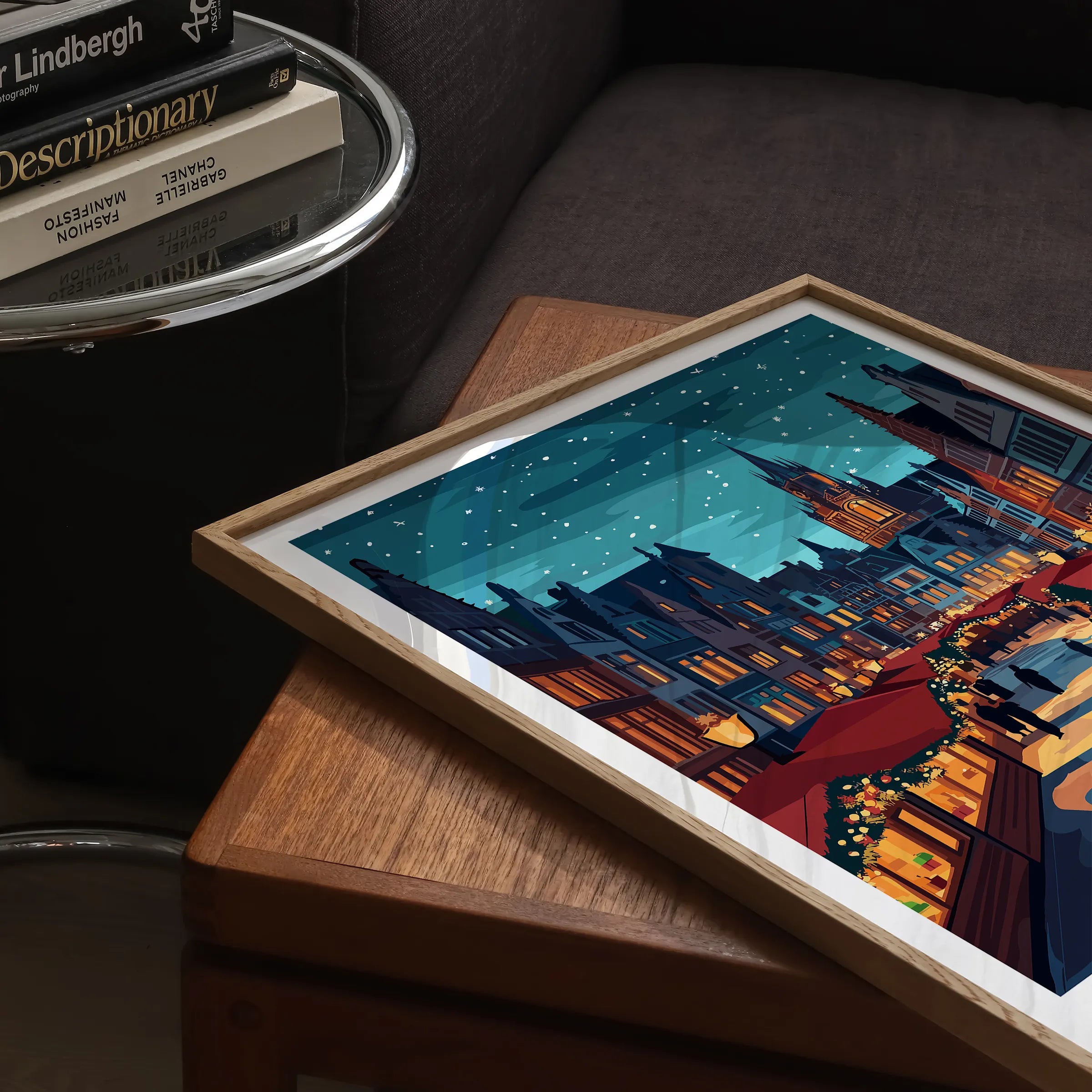 Bruges Vintage Style Print