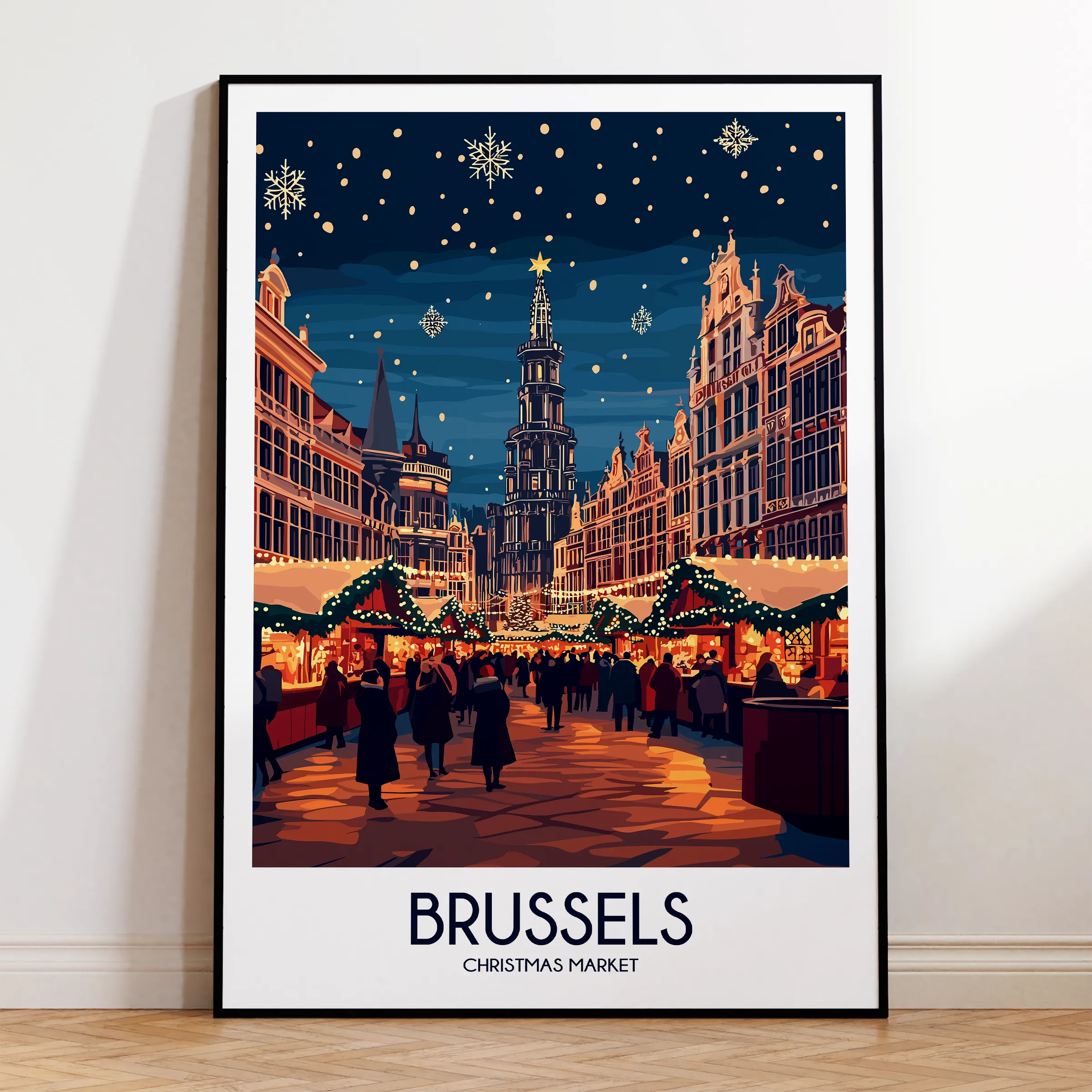 Brussels Destination Art Gift