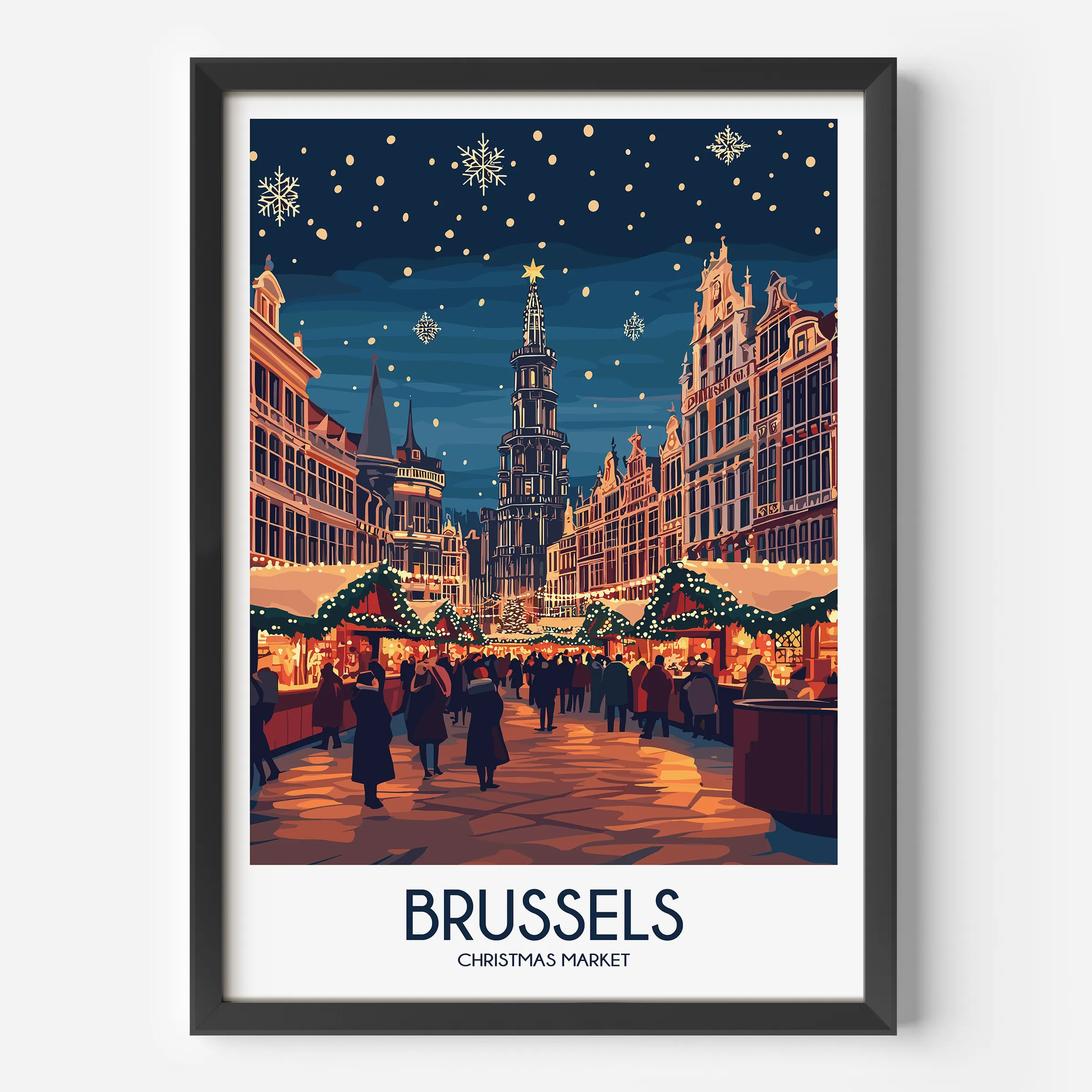 Brussels Souvenir Poster Print