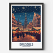 Brussels Souvenir Poster Print