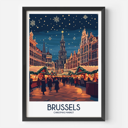 Brussels Souvenir Poster Print