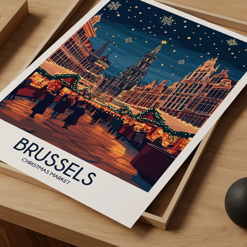 Brussels Travel Memory Gift