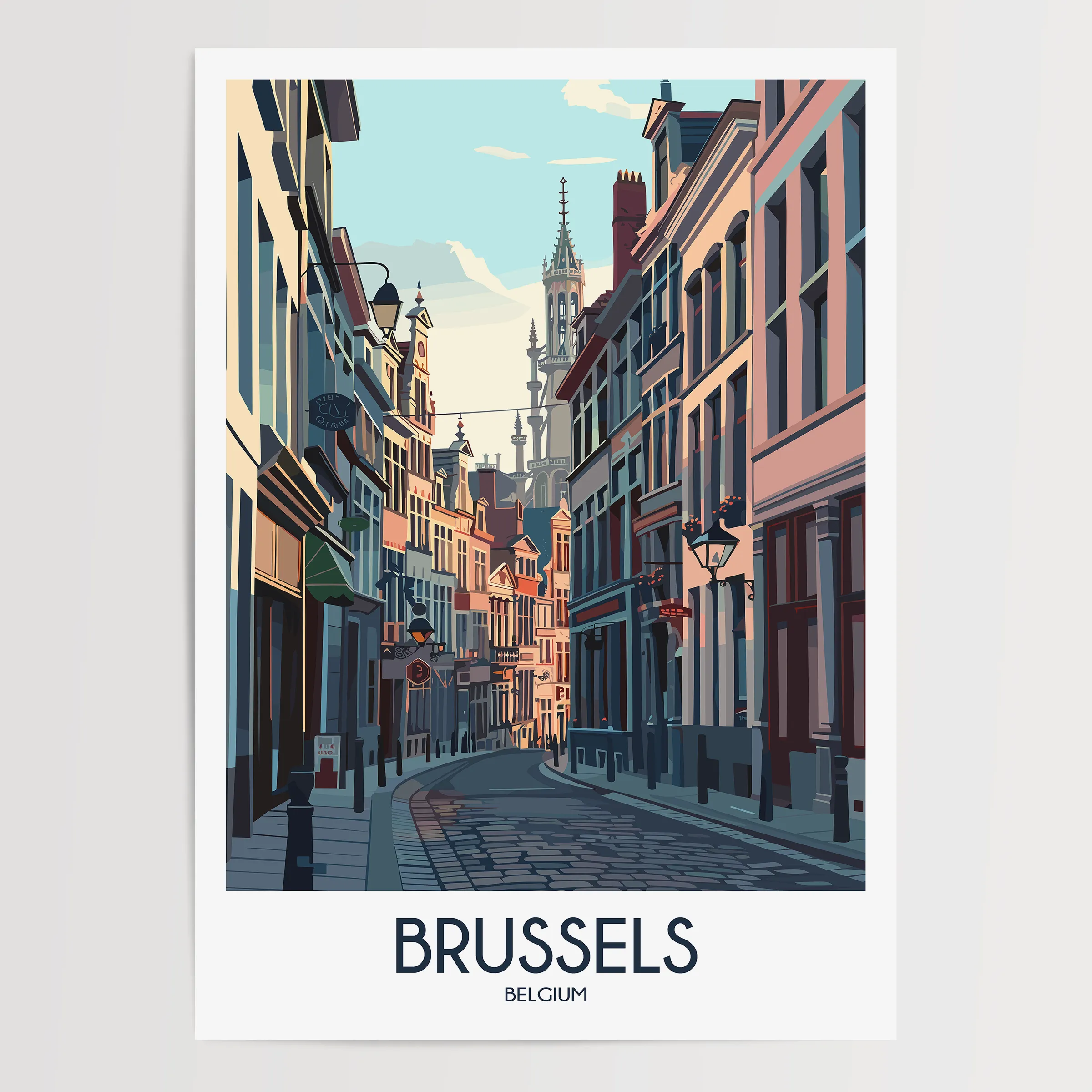 Brussels Travel Memory Gift