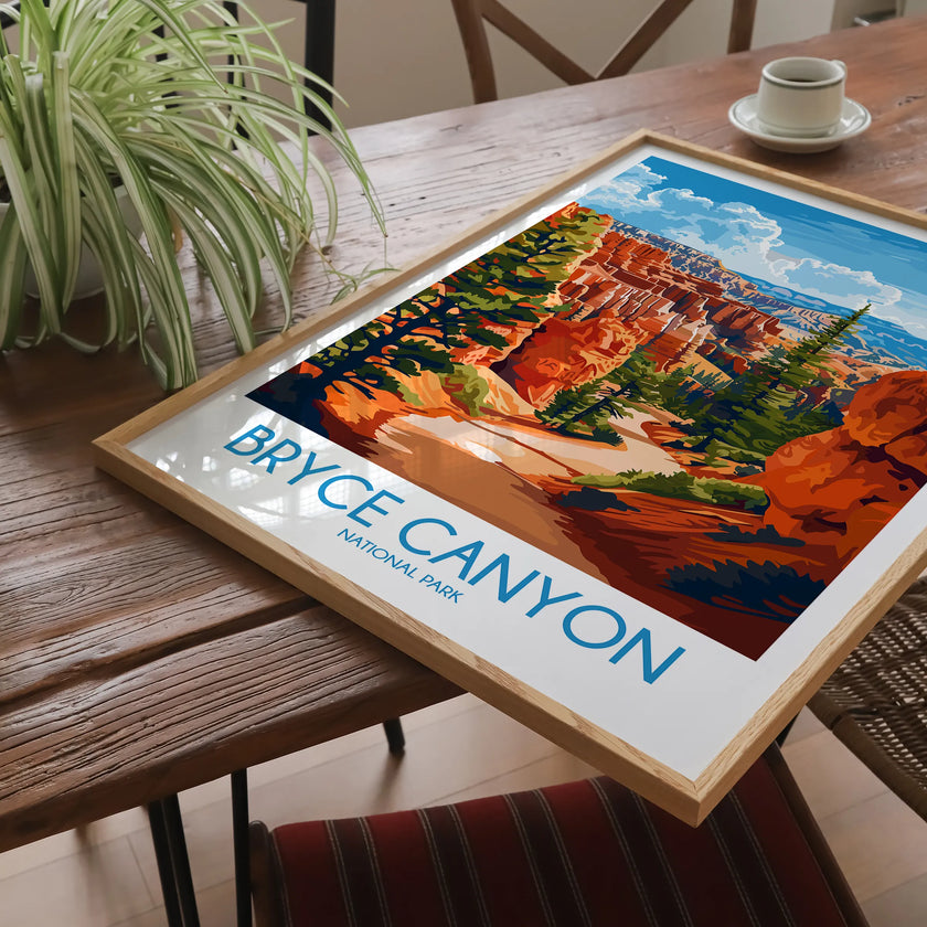Bryce Canyon Modern Travel Poster