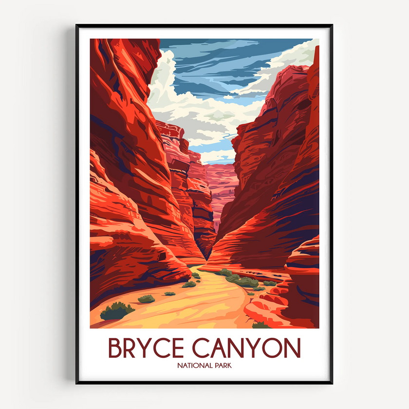 Bryce Canyon Modern Travel Poster