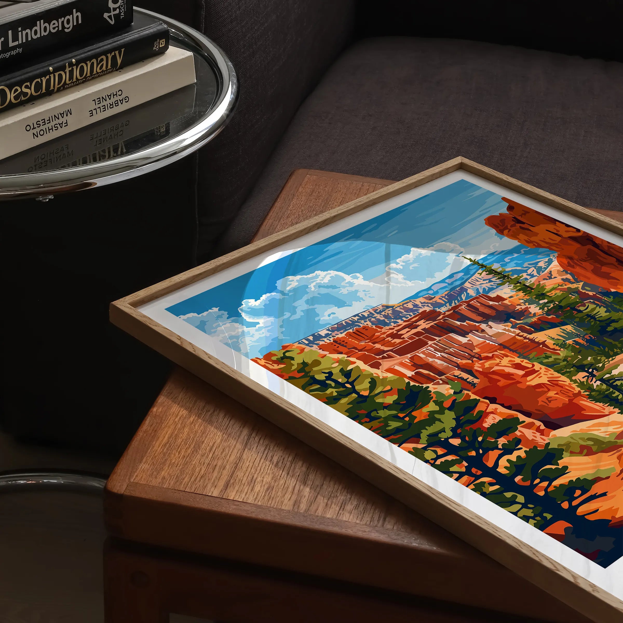 Bryce Canyon Retro Travel Illustration
