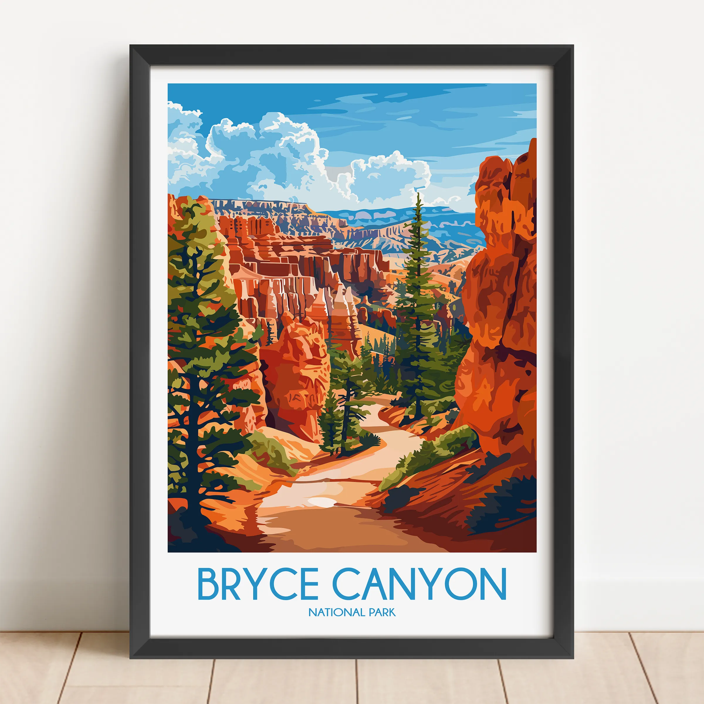 Bryce Canyon Scenic Landscape Art