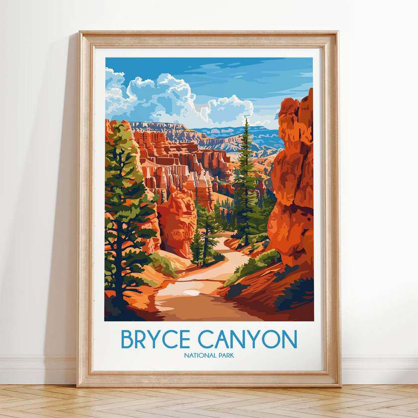 Bryce Canyon Souvenir Poster Print