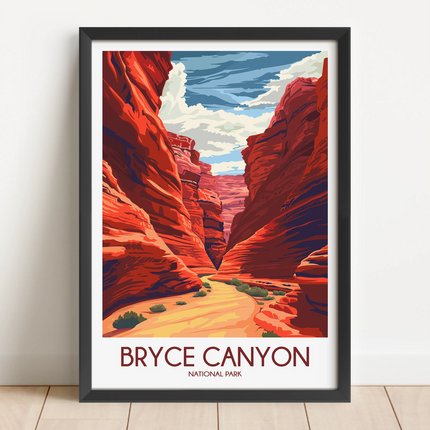 Bryce Canyon Vintage Style Print