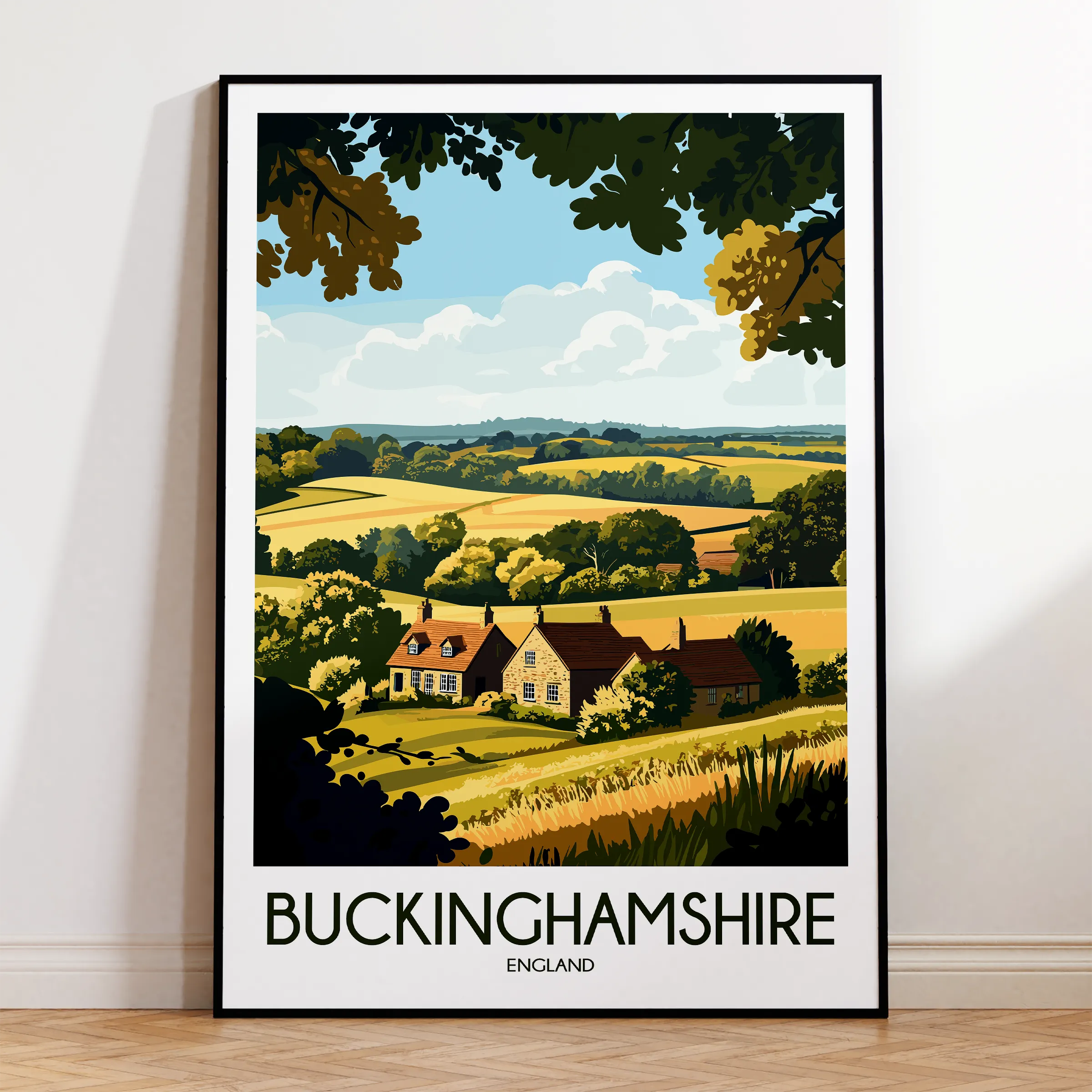 Buckinghamshire Destination Art Gift