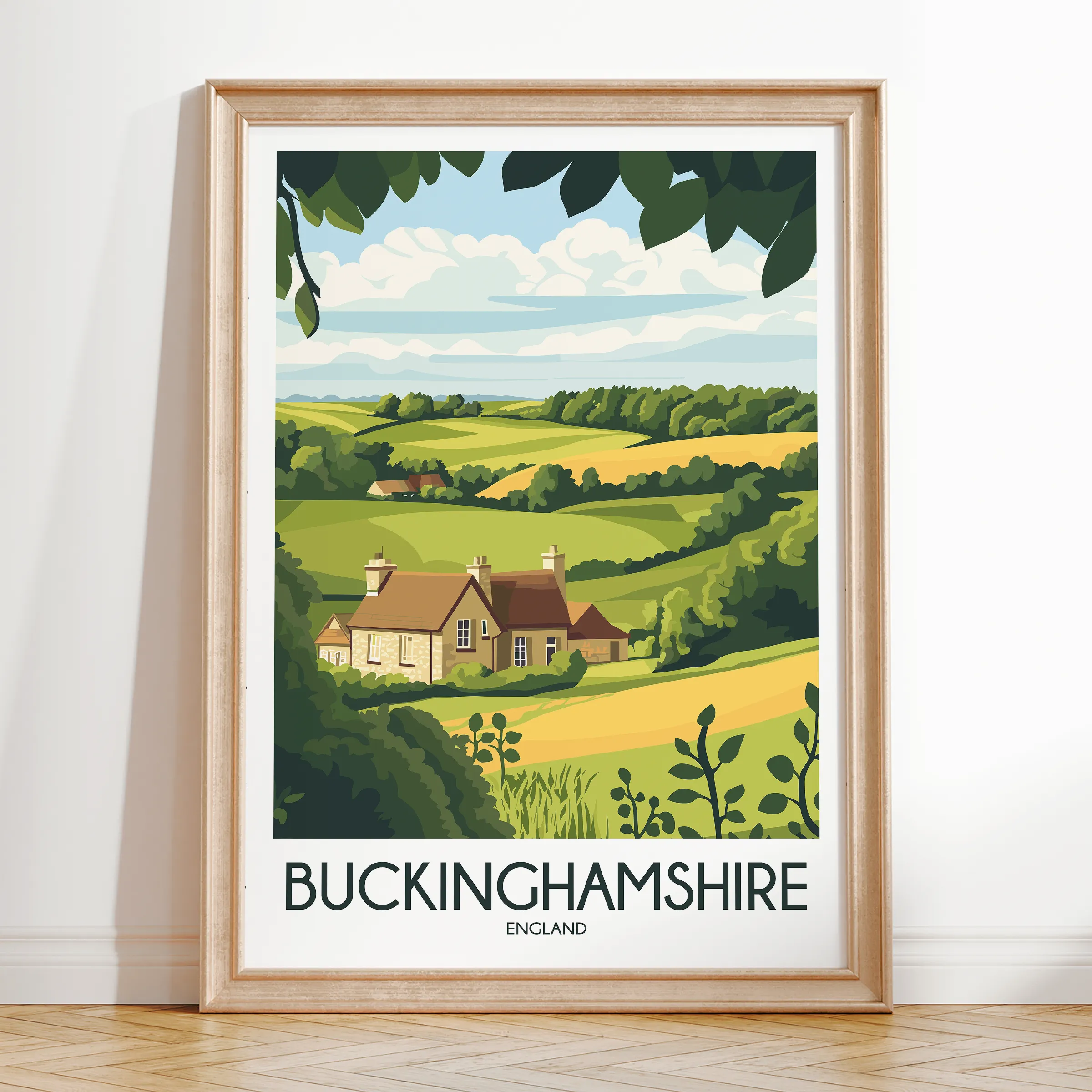 Buckinghamshire Gallery Quality Print