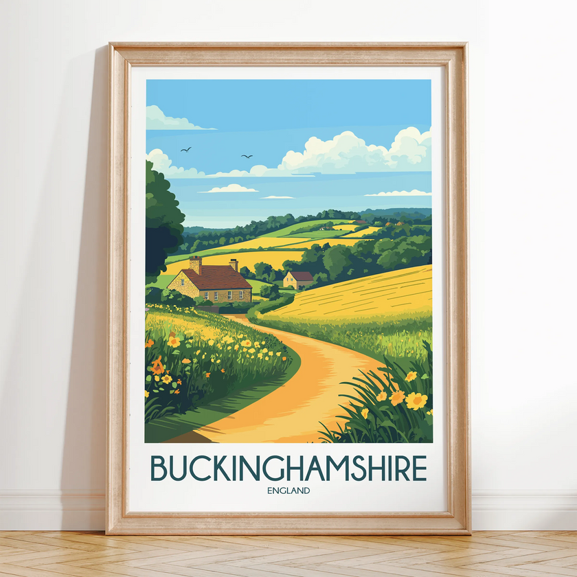 Buckinghamshire Minimalist Wall Art
