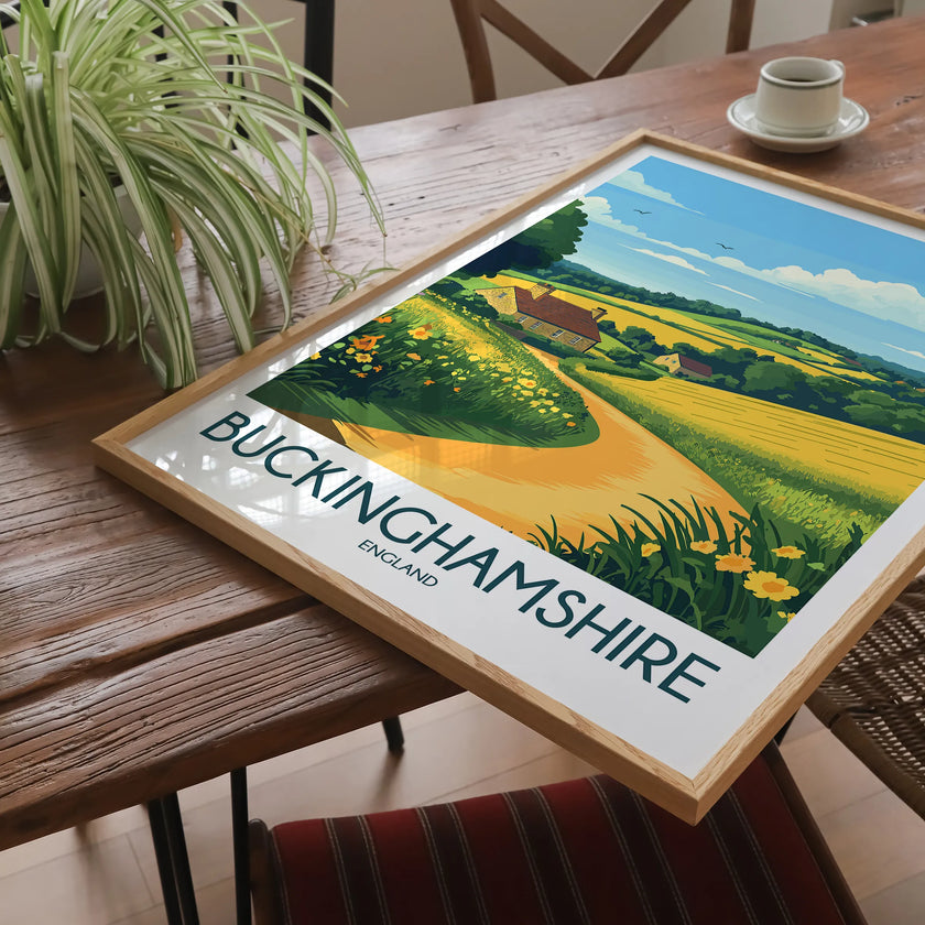 Buckinghamshire Souvenir Poster Print