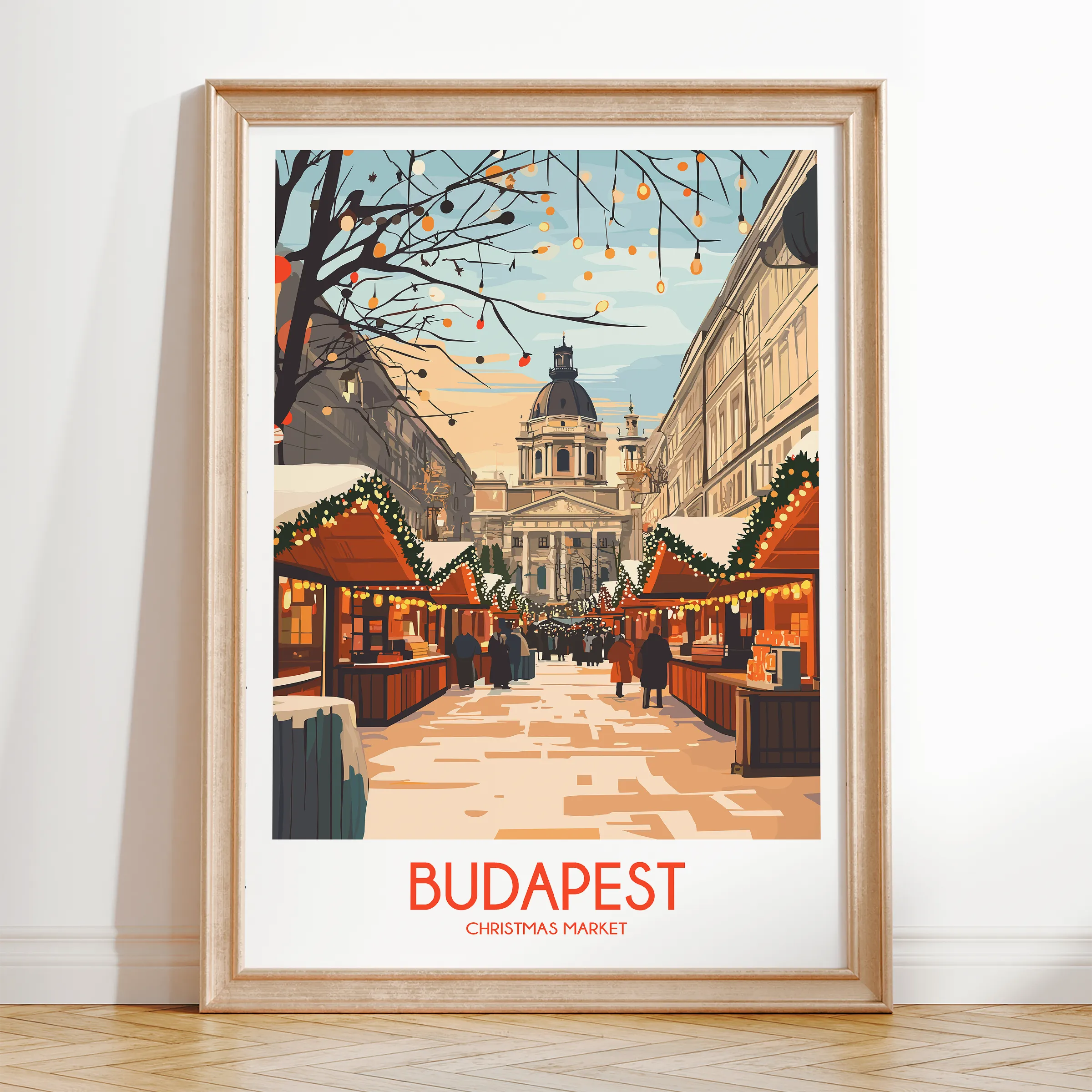Budapest Destination Art Gift