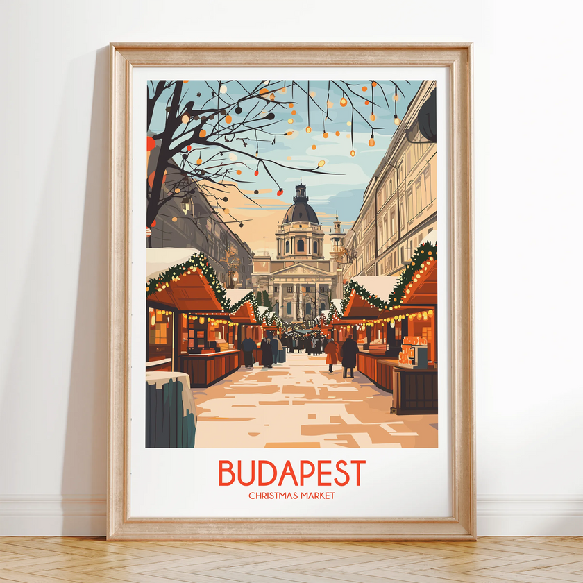 Budapest Destination Art Gift